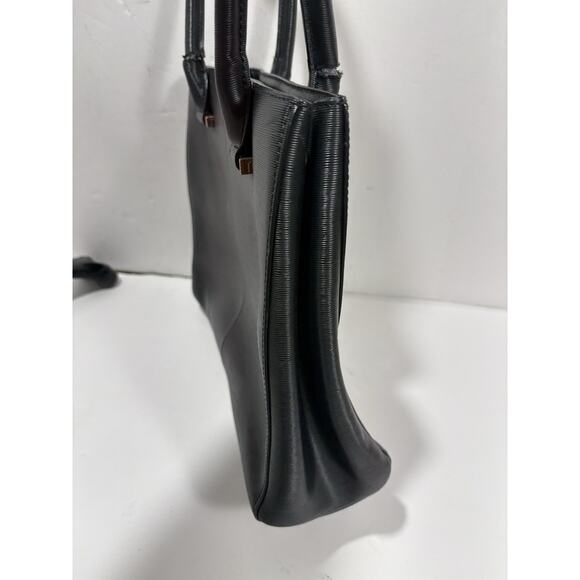 Ted Baker Epi Callaa Bow Detailed Black Leather Shoulder Bag Purse See‎ Pictures - Picture 6 of 15